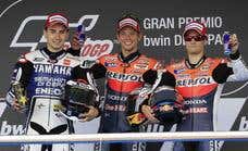 Rossi, Lorenzo, Pedrosa, Sete, Stoner… cuando las fábricas japonesas arrollaban en MotoGP