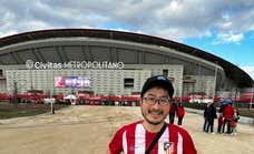 Tas, el aficionado japonés, respira: la afición de Osasuna no le está "matando" como la del Atlético