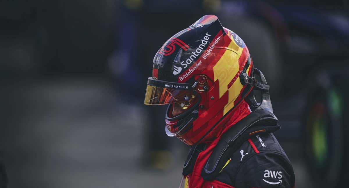 Carlos Sainz, durante el GP de Gran Bretaña 2023 de F1./Ferrari