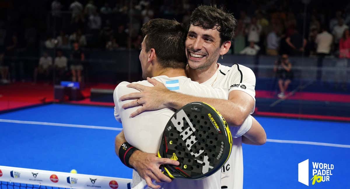 Martín y Franco después de ganar en Valencia. /WPT