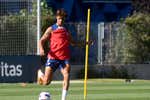 Joao Félix acabó el entrenamiento pidiendo explicaciones a Andrea Berta