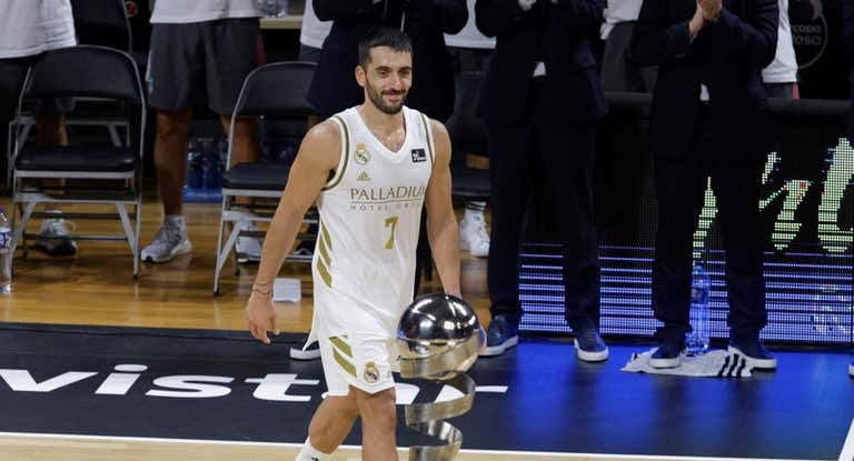 Facundo Campazzo, en su anterior etapa como jugador del Real Madrid.