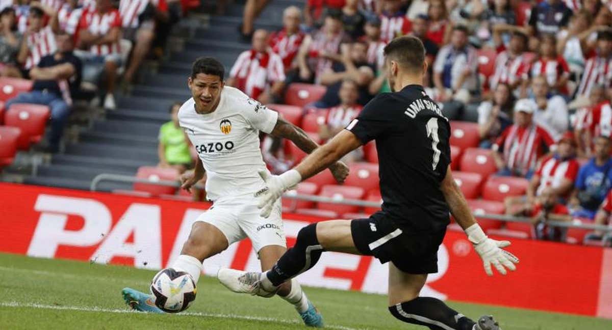 Marcos André en un partido.