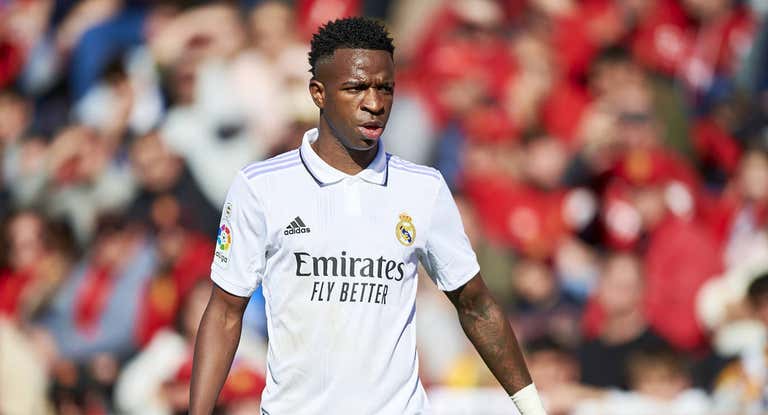 Vinicius, durante el Mallorca-Real Madrid en Son Moix.