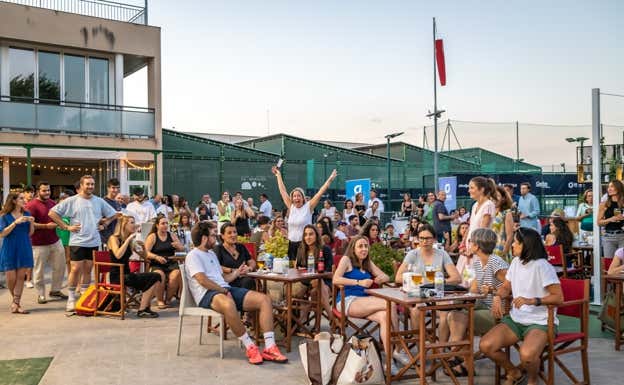 Momento de los sorteos. LA MORALEJA PADEL CLUB