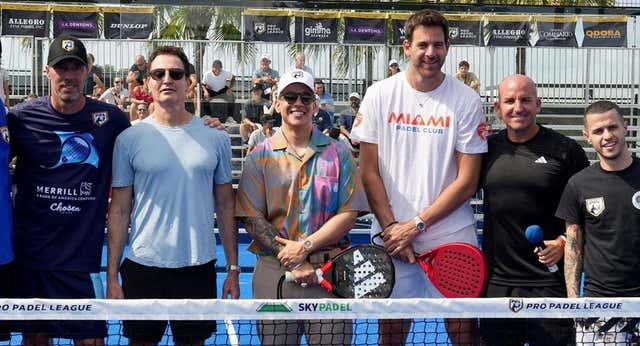 La fiebre del pádel en EE.UU. reúne a Daddy Yankee y Del Potro