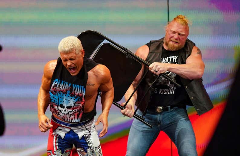 Brock Lesnar acepta el reto de Cody Rhodes: “Nos vemos en SummerSlam”