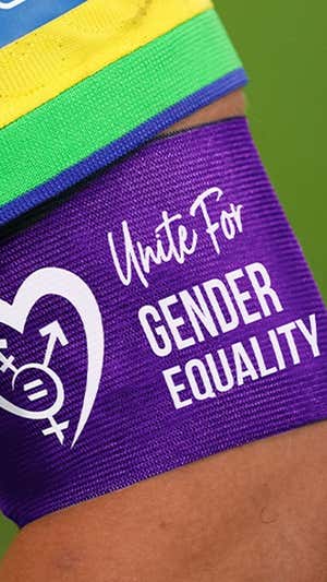 "Unidos por la igualdad de género". FIFA