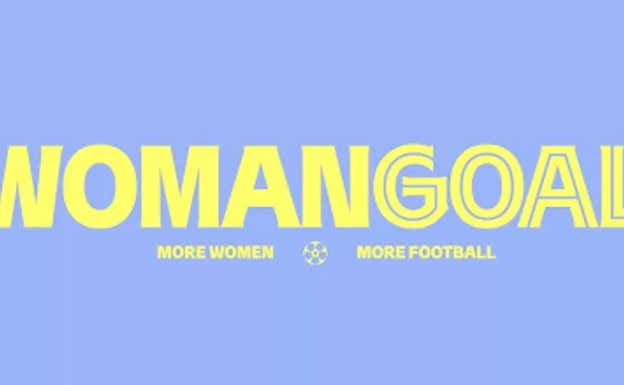 El cartel promocional de WomanGoal. WomanGoal
