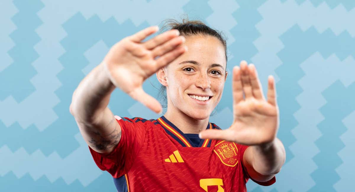 Ona Batlle, en la sesión de fotos del Mundial.