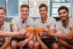 El Barça elige a sus capitanes: Sergi Roberto, Ter Stegen, Araujo y De Jong