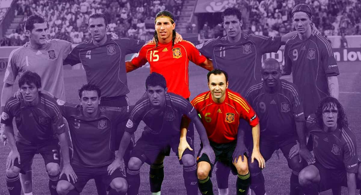 Tras la retirada de Silva, solo Ramos e Iniesta quedan en activo de la final de 2008.
