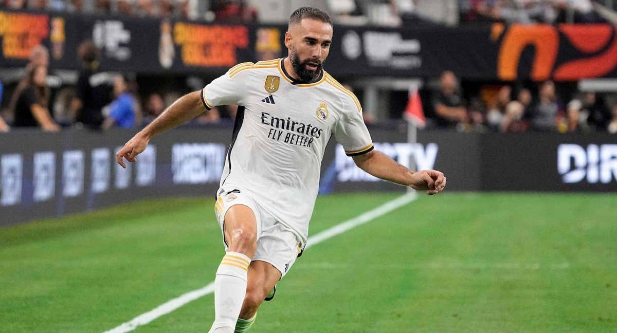 Carvajal, durante el Clásico de Dallas.