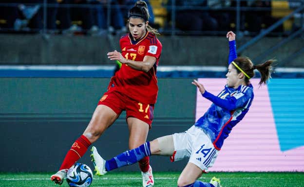 Alba Redondo durante el encuentro.  RFEF