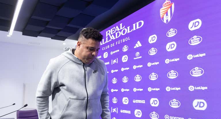 El presidente del Valladolid, Ronaldo Nazario.