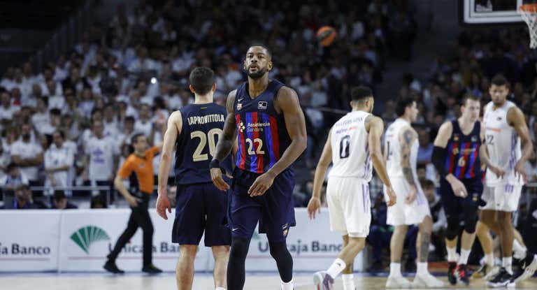 Cory Higgins en un partido esta temporada en el Real Madrid.