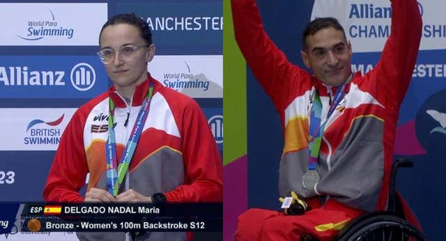 España logra cinco medallas en la primera jornada del Mundial de Natación Paralímpico