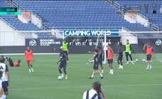 Antonio Rüdiger da el susto en el entrenamiento del Real Madrid