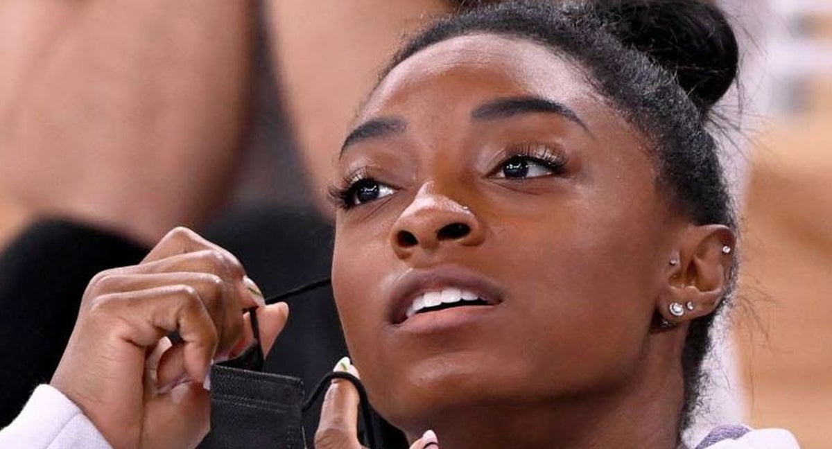 La gimnasta estadounidense Simone Biles.