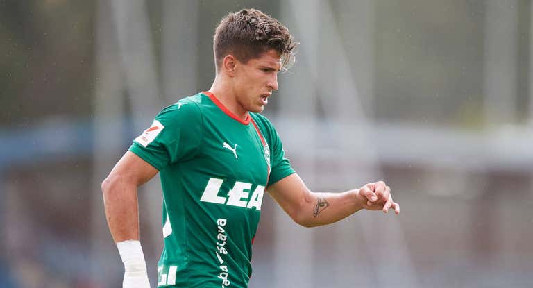 Giuliano Simeone, en un partido de esta pretemporada.
