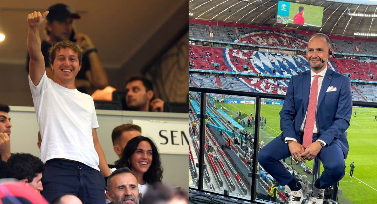 Matteo Moretto (izquierda) y Gianluca Di Marzio (Sky Sports). /Instagram