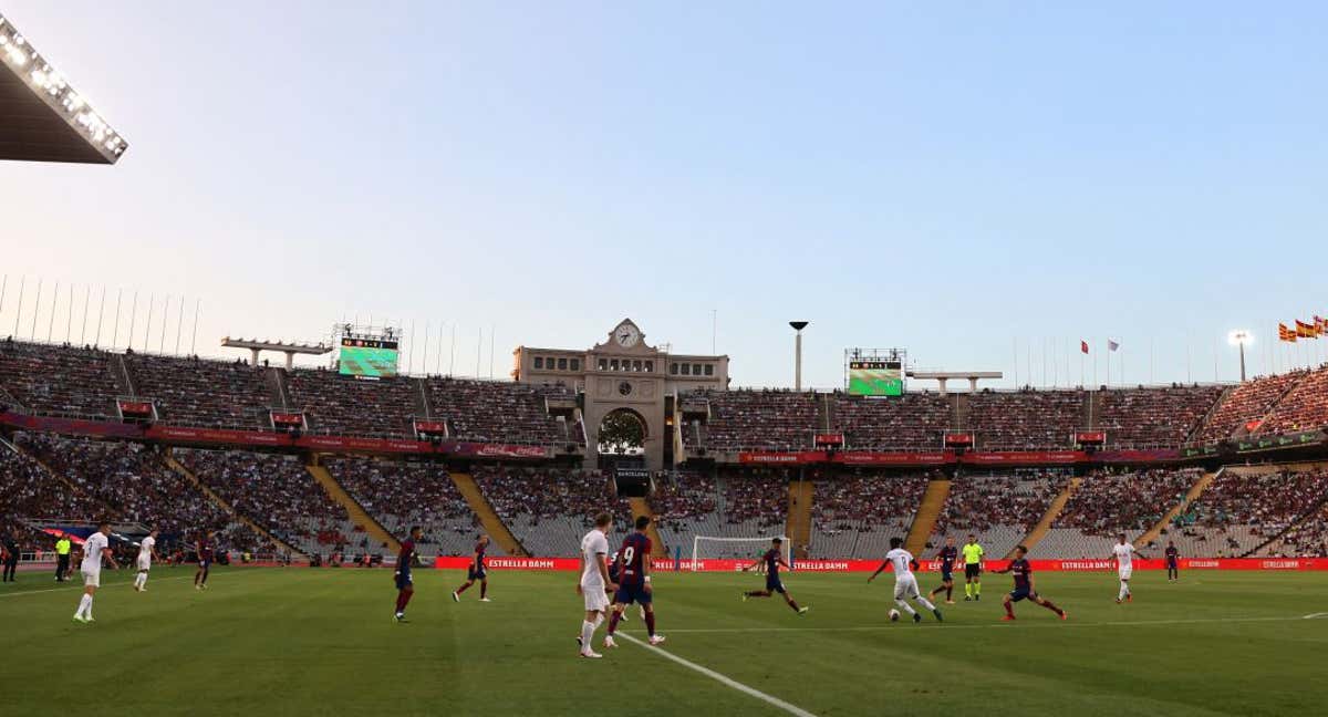 Montjuic, en el Gamper.