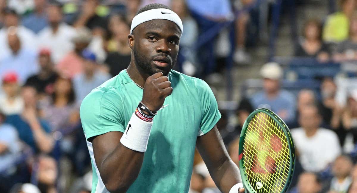 Tiafoe durante el partido.