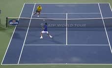 El día que Nadal le dio un pelotazo a Djokovic en la cara y fue abucheado por el público