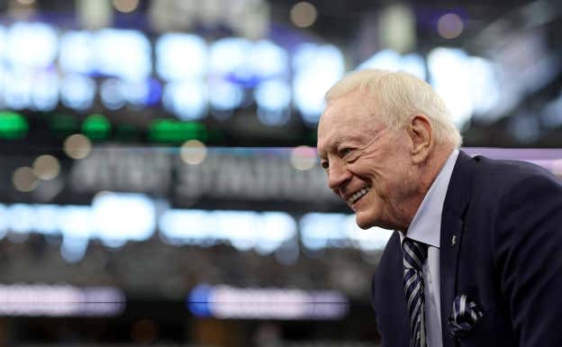 Jerry Jones, propietario de los Dallas Cowboys y Legends Hospitality  Getty Images