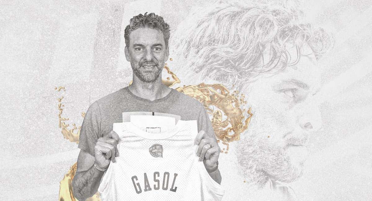 Pau Gasol es el tercer español en formar parte del Hall of Fame del baloncesto./BASKETBALL HALL OF FAME