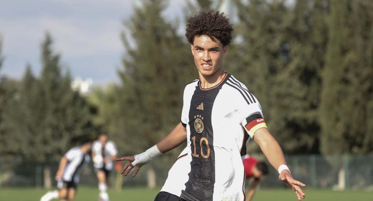Noah Darvich en el europeo sub17. /GETTY