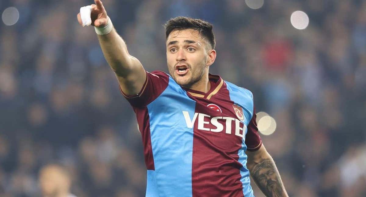 Maxi celebra un gol con el Trabzonspor. /Instagram Maxi Gómez