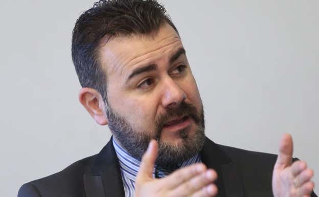 Galán, durante una entrevista de ABC. Ernesto Agudo
