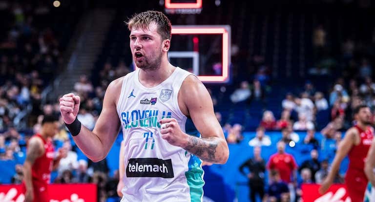 Luka Doncic durante el pasado Eurobasket.