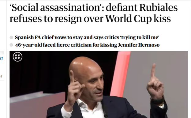 Así abre The Guardian.