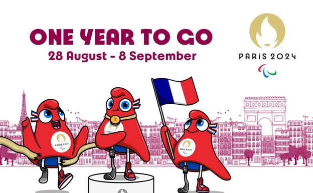 Un año para los Juegos Paralímpicos de París 2024.  Comité Paralímpico