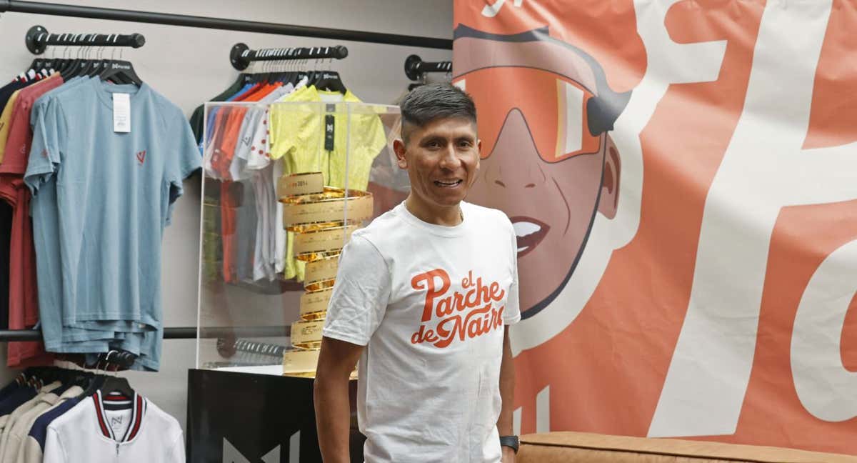 Nairo Quintana en un acto reciente en Colombia. /EFE / MAURICIO DUEÑA