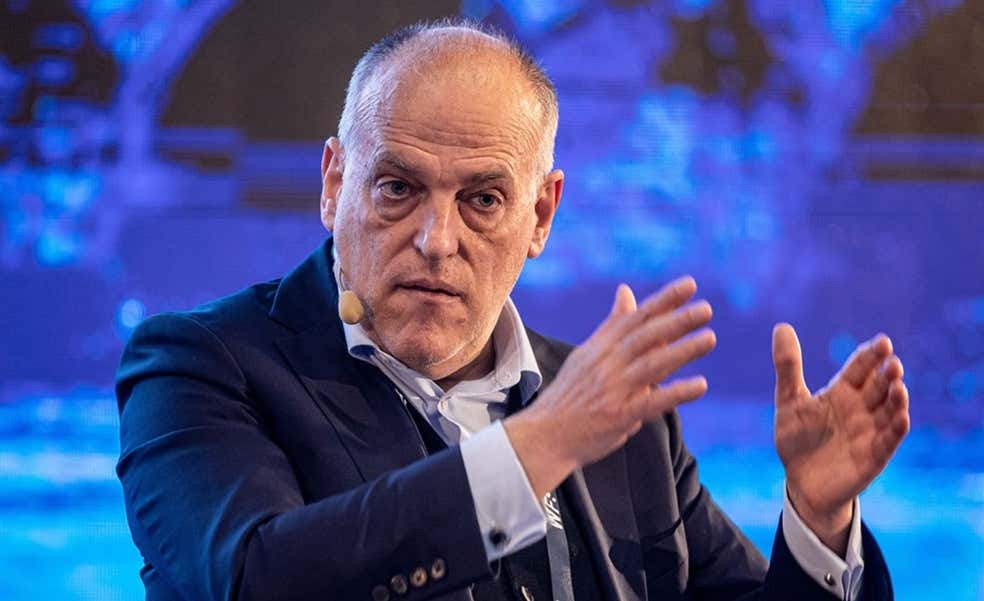 Javier Tebas: “Nada justifica que la imagen de España haya sido representada por un energúmeno tocándose los genitales”