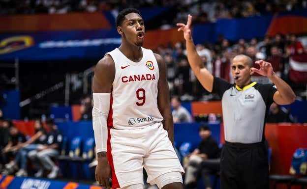 RJ Barrett, jugador de Canadá. FIBA