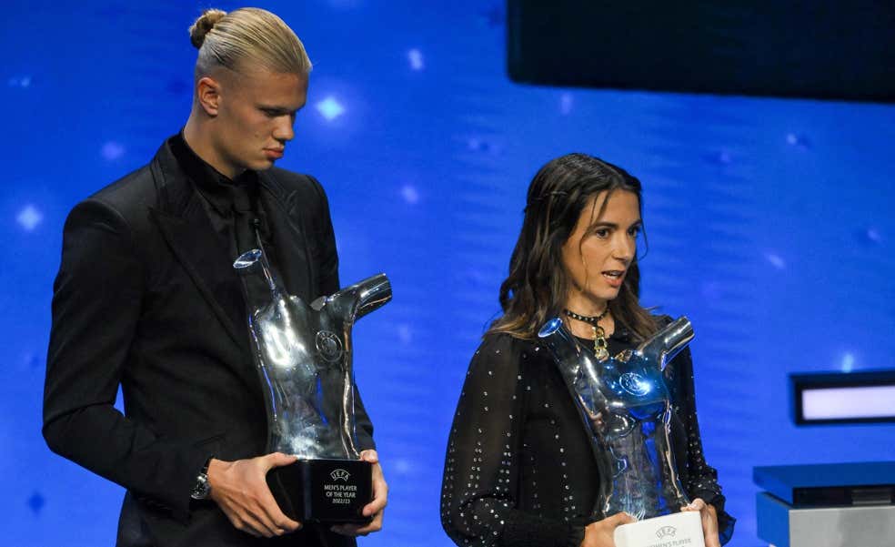 Aitana alza la voz contra Rubiales y le acusa de abuso de poder ante toda la élite del fútbol europeo