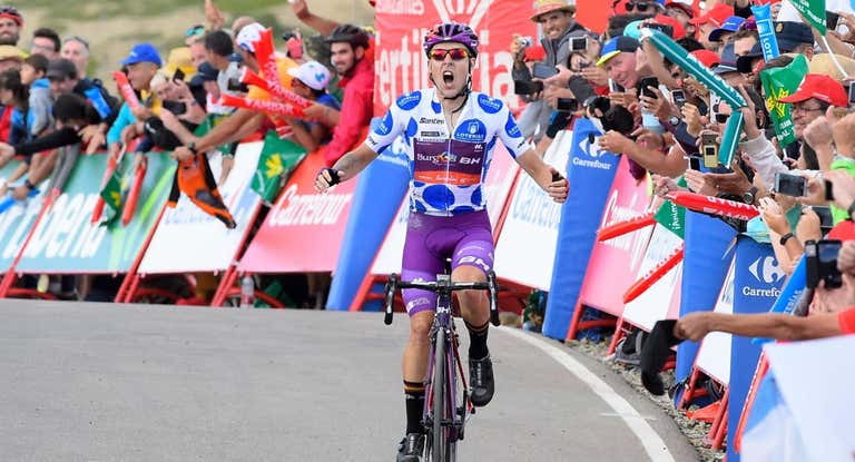 Ángel Madrazo gana en Javalambre, en La Vuelta de 2019.