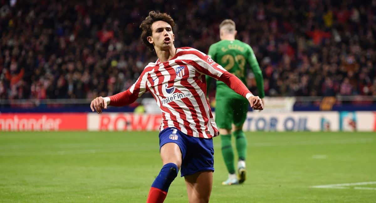 Joao Félix con el Atlético de Madrid. /GETTY