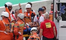 Bagnaia sale ileso del terrible atropello en Montmeló