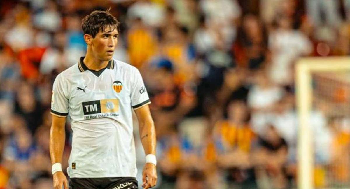 Jesús Vázquez en Mestalla.
