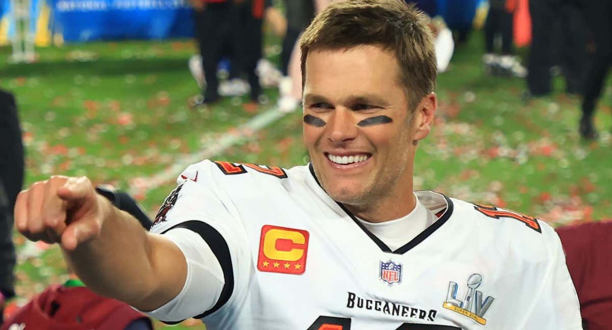 Tom Brady en su último partido con los Buccaneers.