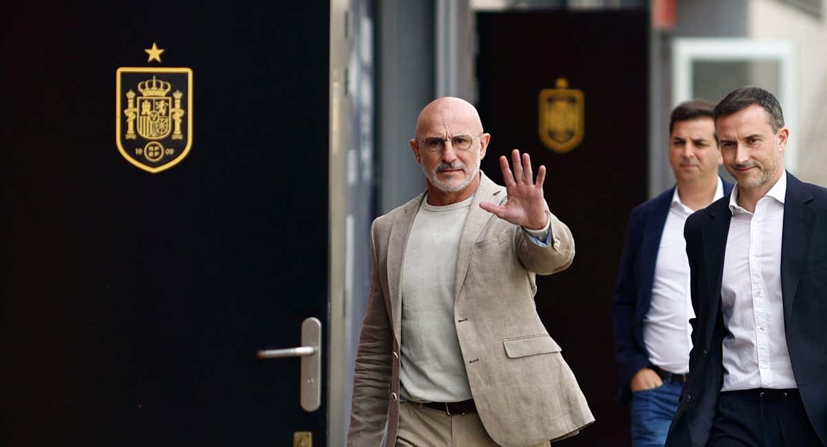 Luis de la Fuente con la Selección española./EFE