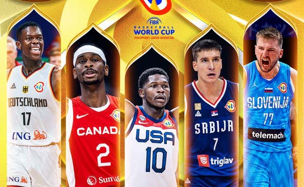 Los 4 acompañantes de Dennis Schroder en el quinteto ideal del torneo   FIBA