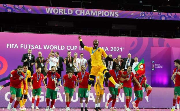 La selección de Portugal se proclamó campeona del Mundo el Lituania en 2021.  FIFA