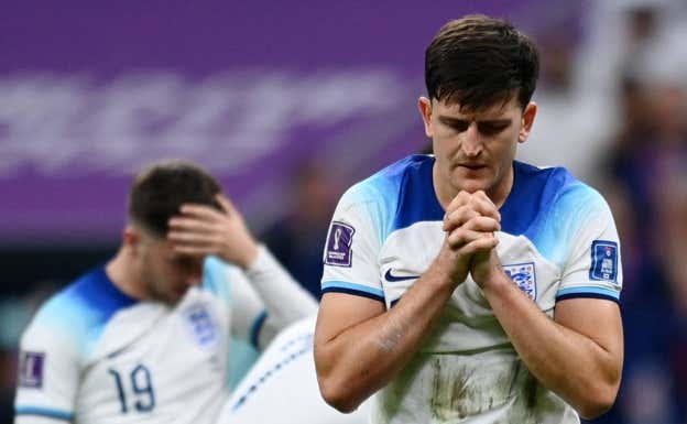 Harry Maguire, en un partido con Inglaterra. REUTERS
