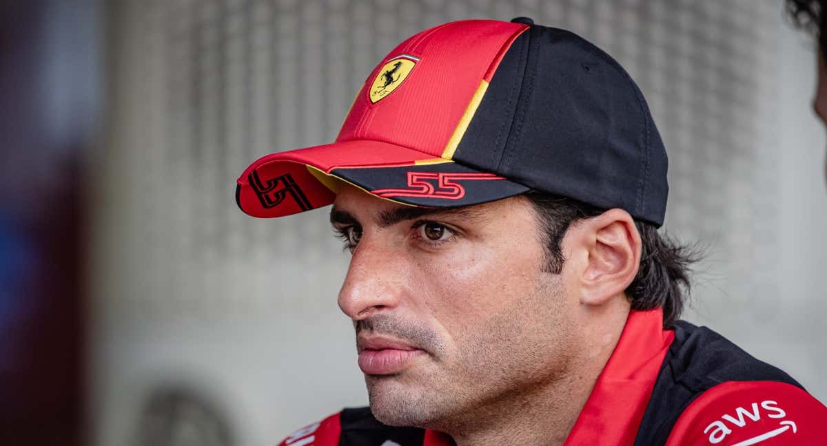 Carlos Sainz, durante el jueves del GP de Singapur 2023 de F1. /EFE